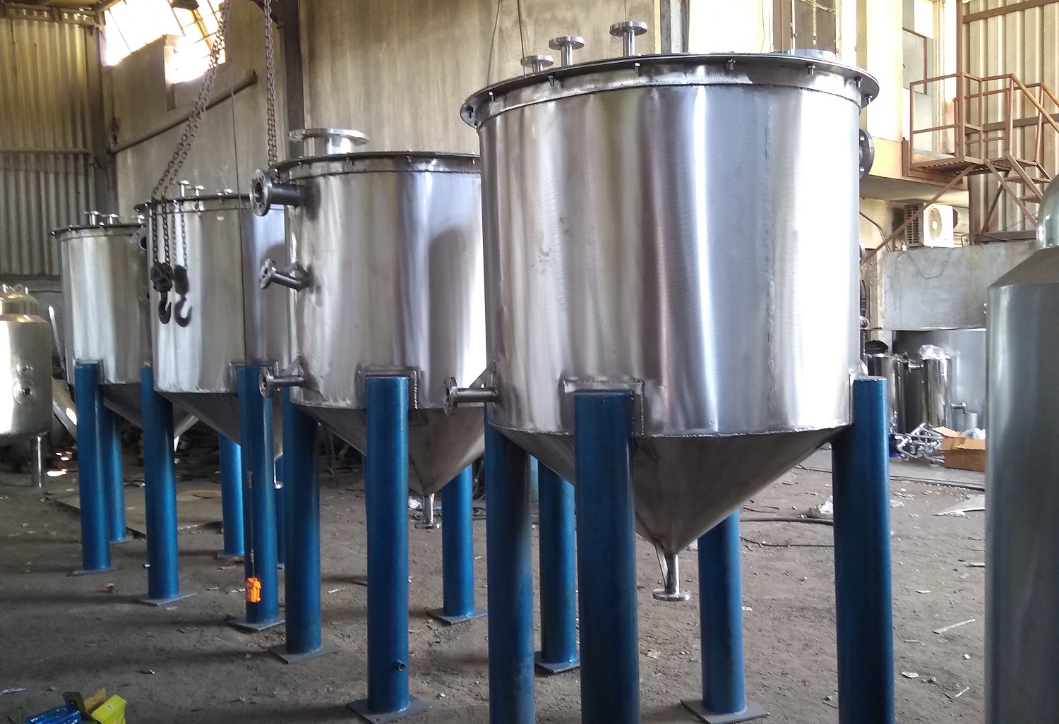 SS Cone Bottom Tank Manufacturer In India