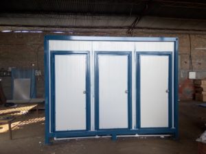 Manufacturing of Prefabricated Sandwich Puff Panel Toilet.