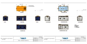 Portable weigh bridge office cabin