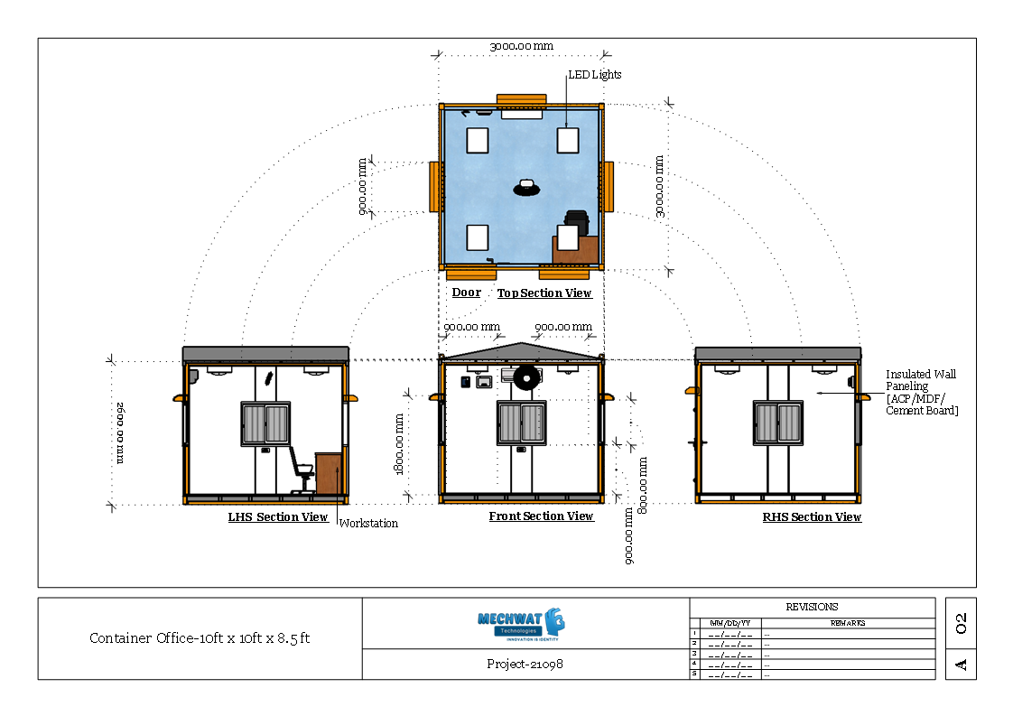 Prefab Container Office-901 - Mechwat