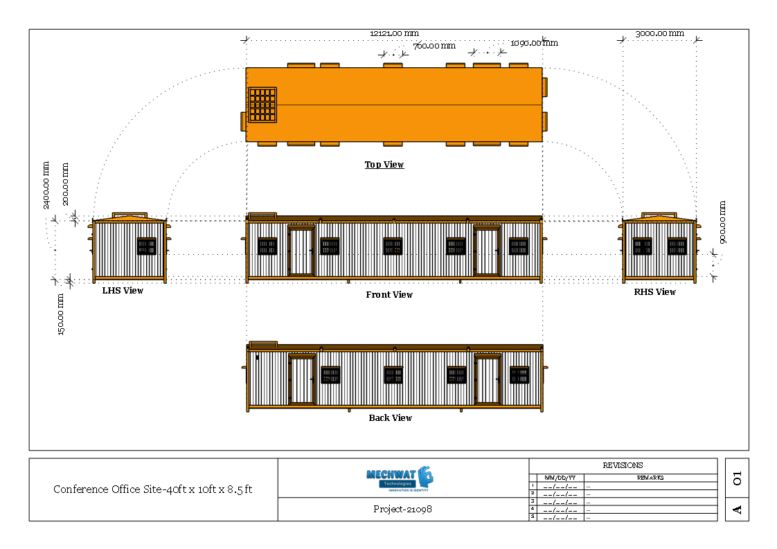 Prefab Container Office-3605 - Mechwat