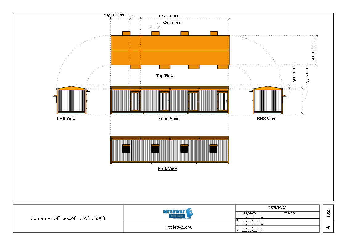 Prefab Container Office-3616 - Mechwat