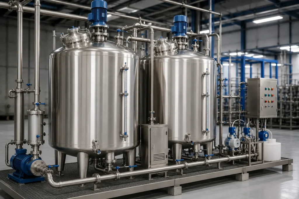 Neutralization & reaction tanks manufacturer supplier exporter installation contractor by Mechwat for Industrial & Mining.