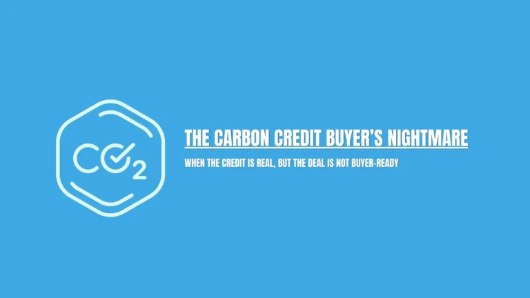 Carbon credit buyer due diligence examining ownership, additionality, CORSIA, CCP and Article 6 risks